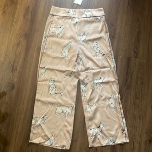 Zara cat pants size M